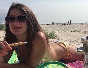 011117_on_vacation_with_sexy_gabriela_lati_beach_hookah_smoking_then_wake_up_and_blowjob_first_time_ever_on_camera