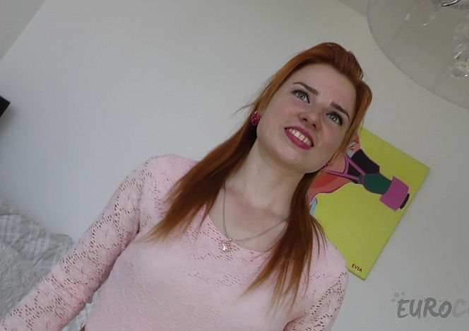 101119_petite_ginger_model_riki_masturbating_on_the_white_casting_couch_with_a_black_rabbit_dildo